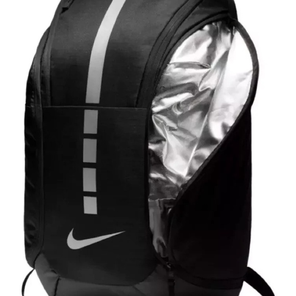 Nike Air Max Pro Elite Backpack Black Silver - Picture 3 of 6